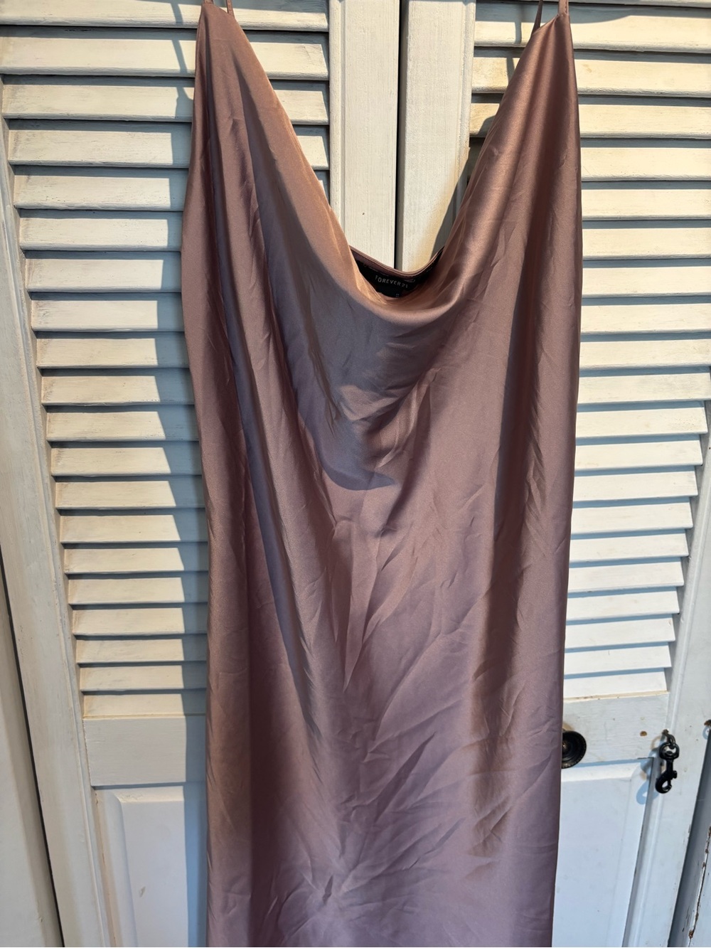 Forever 21 Satin Asymmetrical Slip Dress - Picture 4 of 8